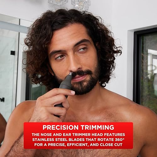 Miniatura 3 de HAPPY NUTS The Lumberjack - Recortadora eléctrica de ingle y vello corporal para hombres, kit de peluquería corporal para hombres privados,