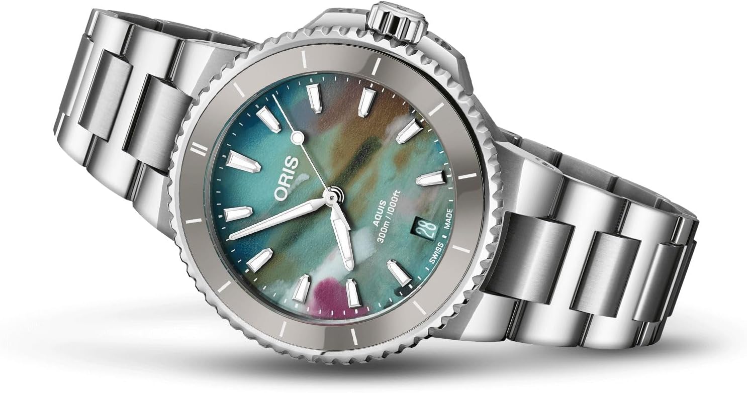 [オリス] ORIS Newアクイスデイト アップサイクル36.5mm メンズ レディース ユニセックス 腕時計 ウォッチ 自動巻き