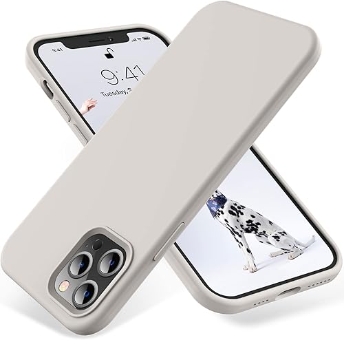 OTOFLY - Funda para iPhone 12 Pro Max de 6.7 (2020), serie sedosa y suave al tacto, silicona líquida suave de alta calidad, carcasa protectora de