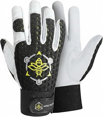 Premium Beekeeping Gloves, Ventilated Goatskin Leather
