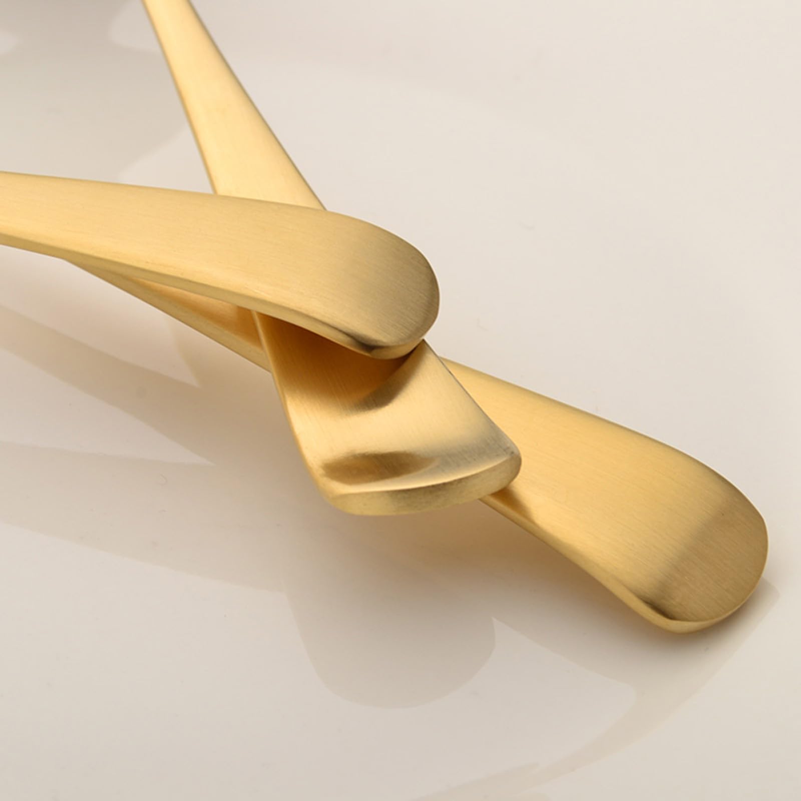 Cuillère à soupe 100 % cuivre pur, 16 cm en laiton givré artificiellement forgé, convient pour les repas à la maison, les restaurants, les desserts, les gâteaux, la crème glacée (5)
