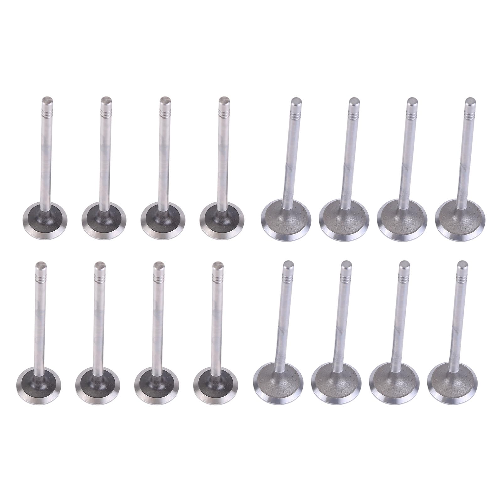 Set di 8 valvole di aspirazione e scarico per Nissan Juke Pulsar Qashqai II 1.2 DIG-T 1320100Q0M 1320200Q0N