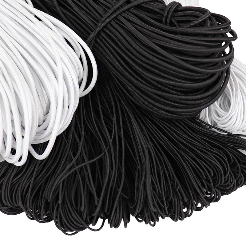 Elastische Kordel Weiß, 1,27 Cm Breit, 91,4 M Rolle – Vielseitig Für Nähen & Basteln