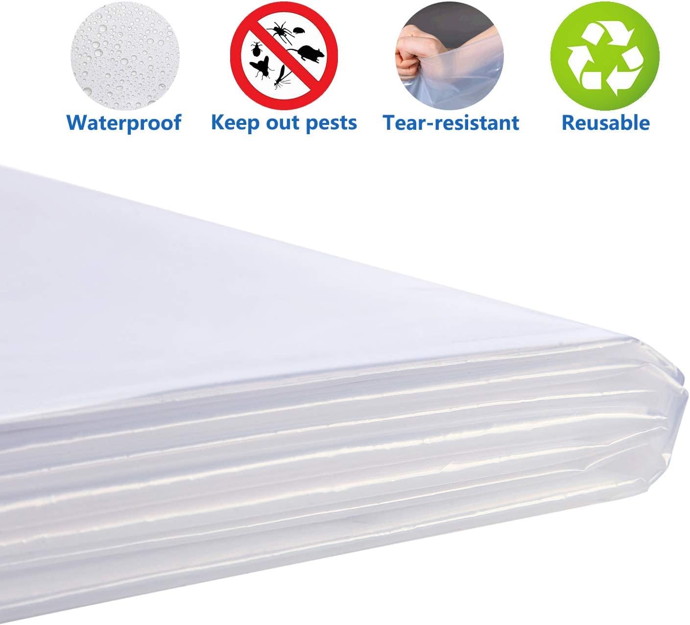VICMORE Christmas Tree Removal Bag 144-Inch Circumference by 108-Inch Tall Christmas Tree Storage Bag Tree Disposal Bag Suitable for Trees up to 9 Feet Tall