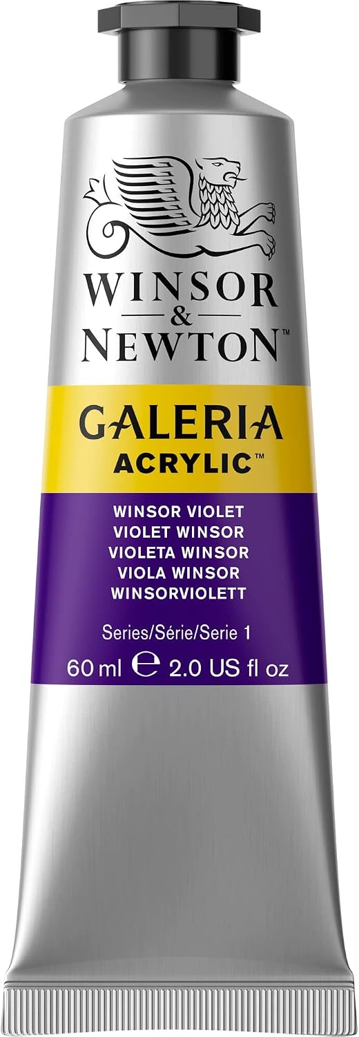 Winsor & Newton Galeria Acrylic Color, 60ml (2-oz) Tube, Winsor Violet