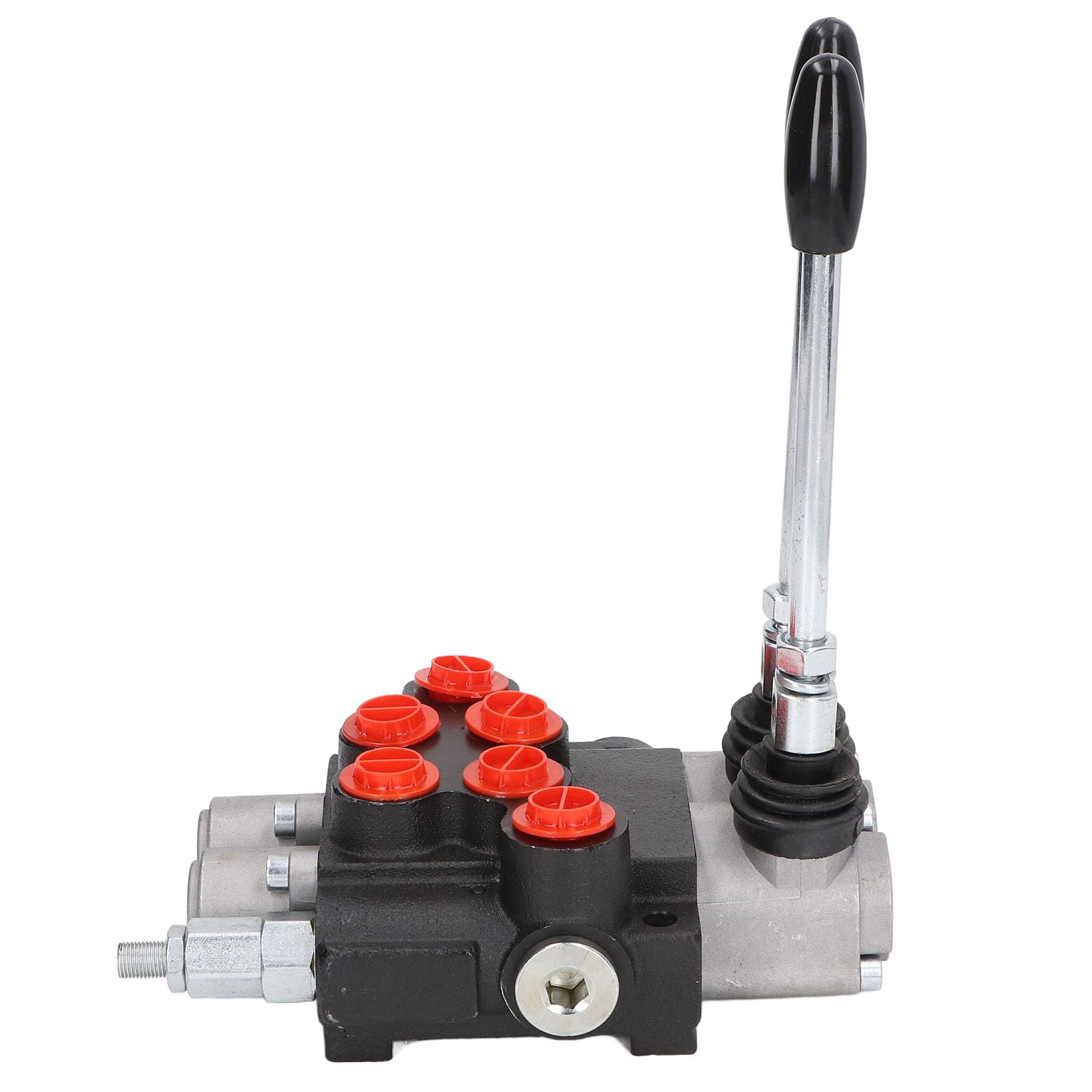 Válvula Hidráulica, P40-2OT Válvula de Control Hidráulico 2 Carretes Retorno por Resorte Válvula Hidráulica de Doble Efecto Válvulas de Control Direccional Hidráulicas Paralelas