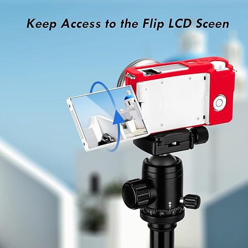 Miniatura 6 de Rieibi ZVE10 Caso, Funda Protectora De Silicona Suave Para Sony ZV-E10 ZVE10 Cámara, Cubierta De Goma Ligera Para Sony Alpha ZVE10 - Rojo