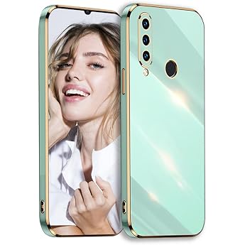 Mobile Phone Case for Huawei P30 Lite Original Girls Galvanised Camera Protection Soft TPU Silicone Protective Case Ultra Thin Case Shockproof Case for Huawei P30 Lite Green