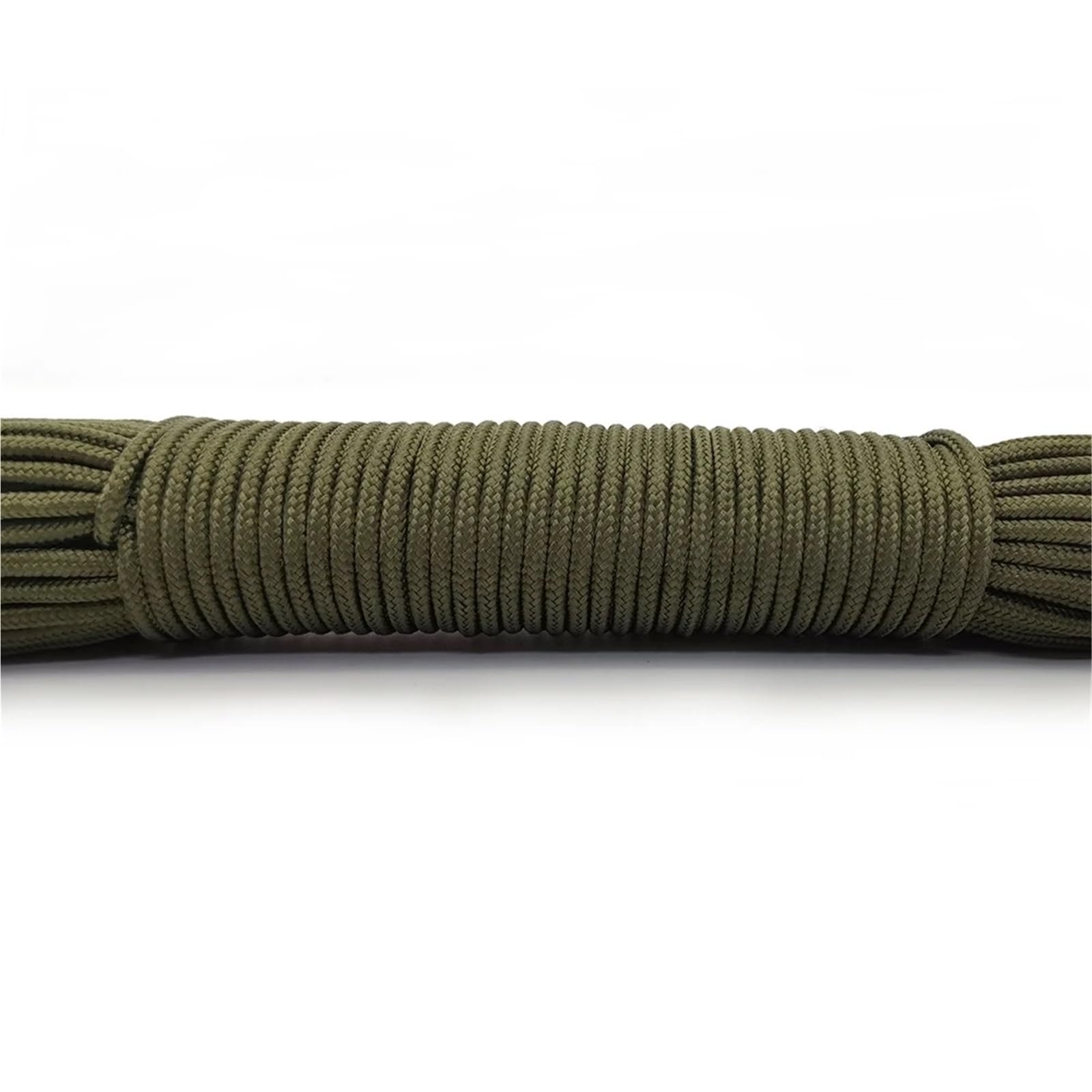 Paracord 328ft 3mm Solid Parachute Cord Lanyard Rope Climbing Camping Survival Equipment Paracord(Green,28ft(8m))