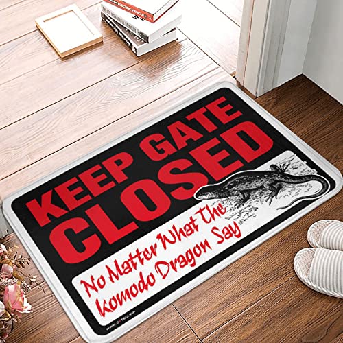SWFG Men Decor Gate Closed Komodo Dragon Doormat 40x60cm