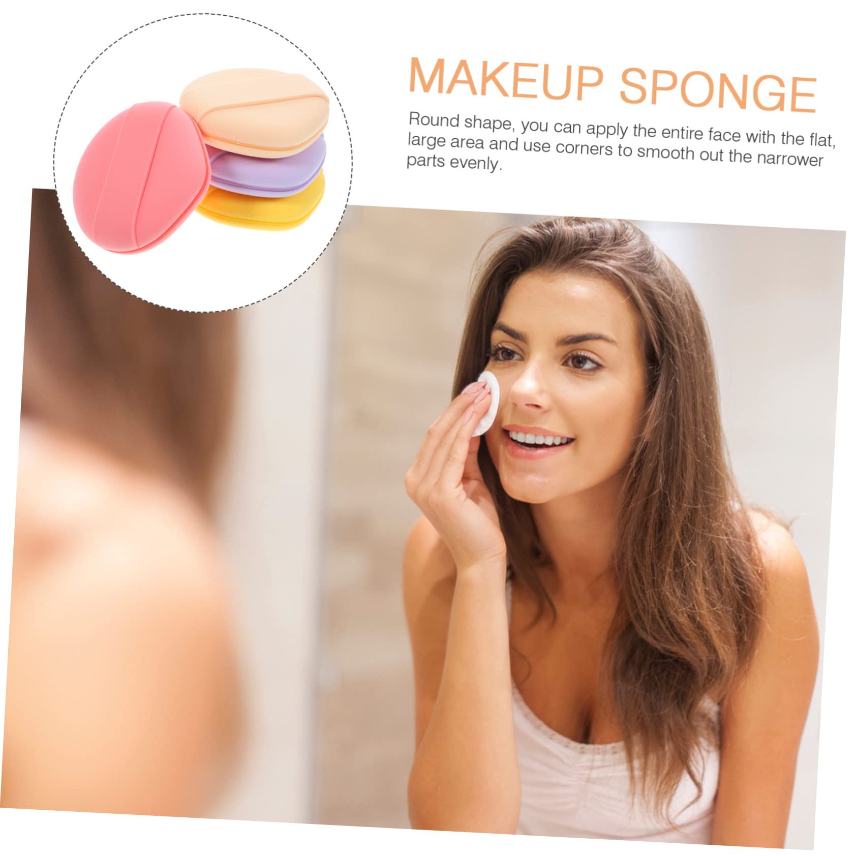 FRCOLOR 20pezzi Spugne Per Make-up Spugnette Riutilizzabili Per e Facile Per e Asciutto Per e