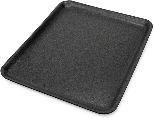 Miniatura 7 de Bandejas negras de espuma para carne, bandeja negra a granel de 9 x 11 pulgadas para manualidades, alimentos, pintura, paquete de 125 unidades