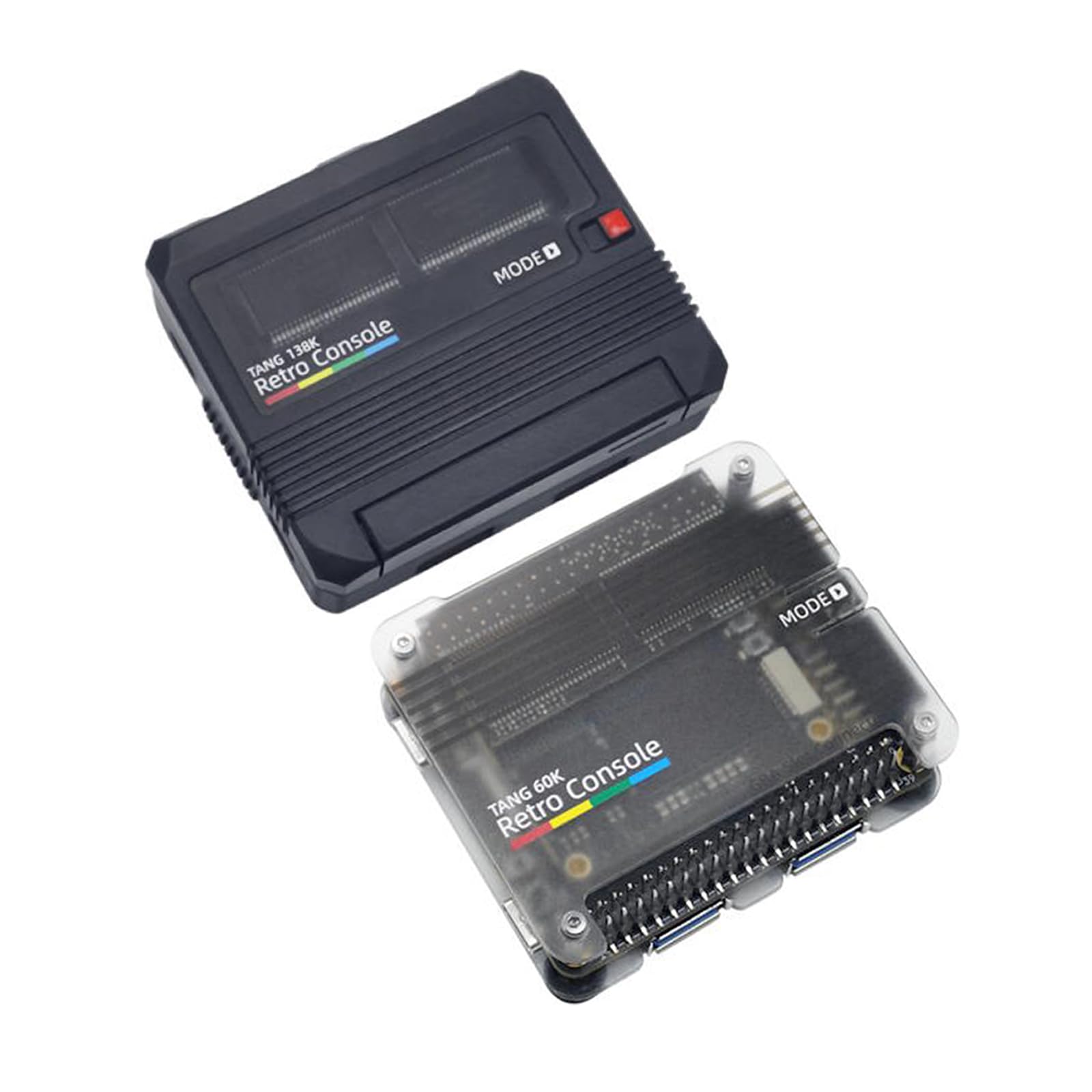 Sipeed Tang Console Retro Game Console FPGA Dev Board, fino a 138K LUT4 Dual-PMOD Dual 40P PCIe Gen2/3x1 HDMI TX x1, compatibile con RPi 5 PCIe FPC, per sviluppatori FPGA (138K, console Premium)