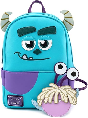 Loungefly Disney Sully with Boo Pouch Cosplay - Bolso de hombro con doble correa para mujer Multi