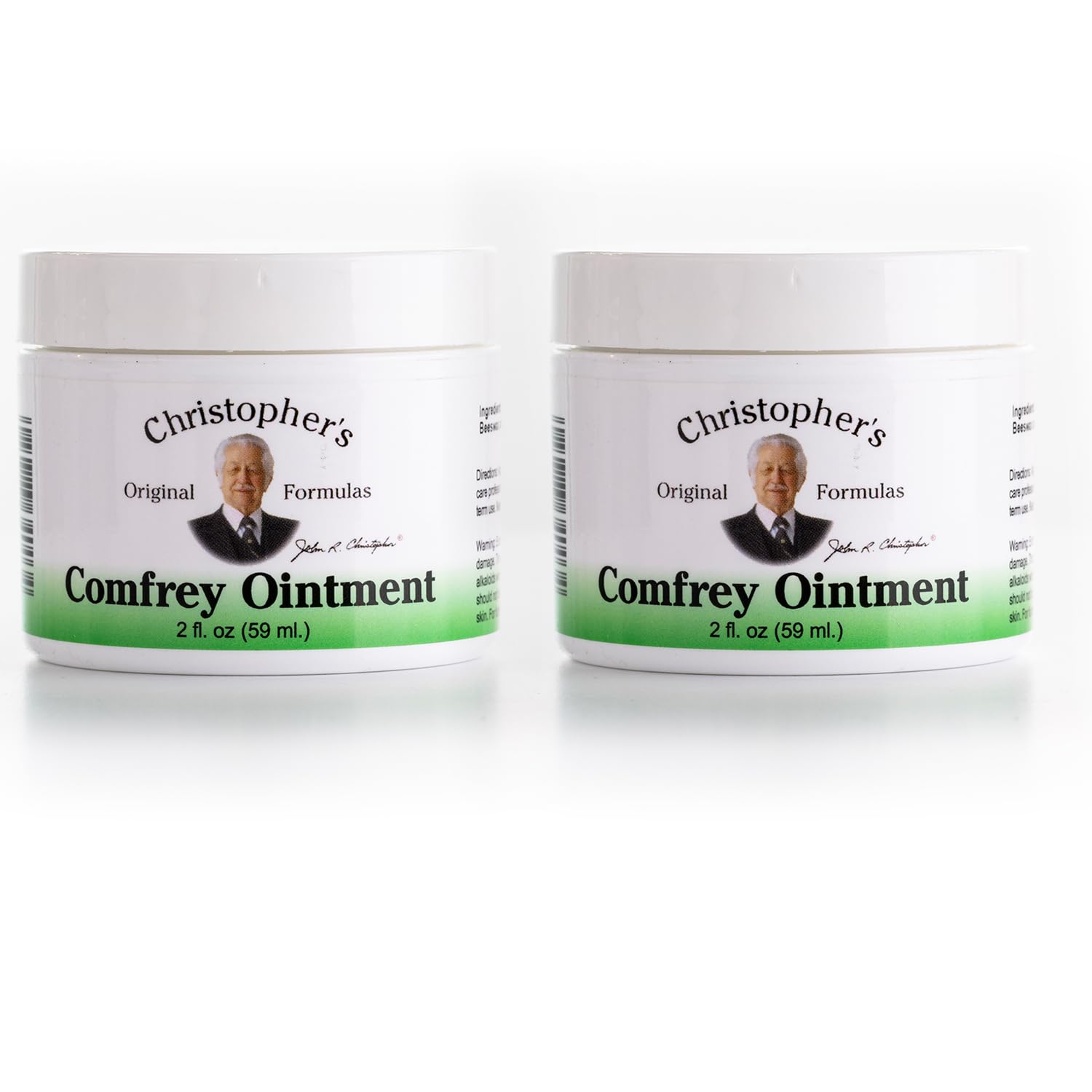Christopher's Original Formulas Comfrey Ointment, 2 Ounce – Herbal Ointment with Organic Comfrey Leaf in a Natural Beeswax and Olive Oil Base - Pack