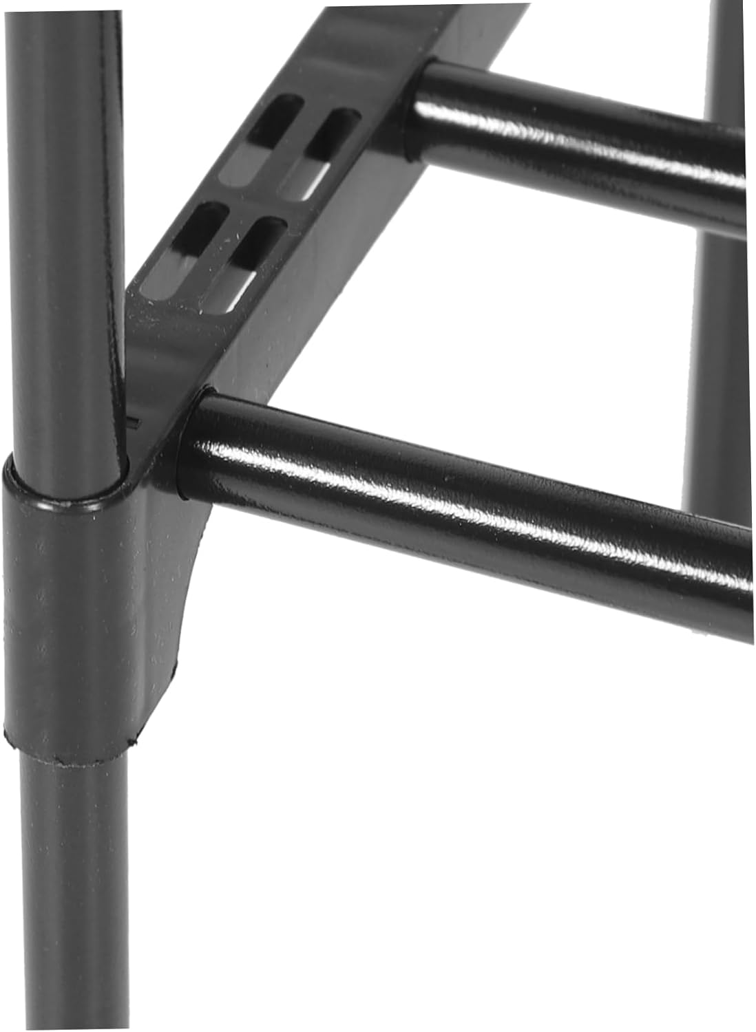 STOBAZA Shoe Slots Double-Layer Shoes Organizer Entryway Shoe Shelf Sturdy Stainless Steel Shoes Storage Rack