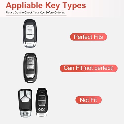 Miniatura 122 de Funda para llavero BMW con llavero, funda de TPU suave para llave compatible con BMW X1 X2 X3 X5 X6 X7 y Series 1 2 3 4 5 6 7 8 Remote Smart Key