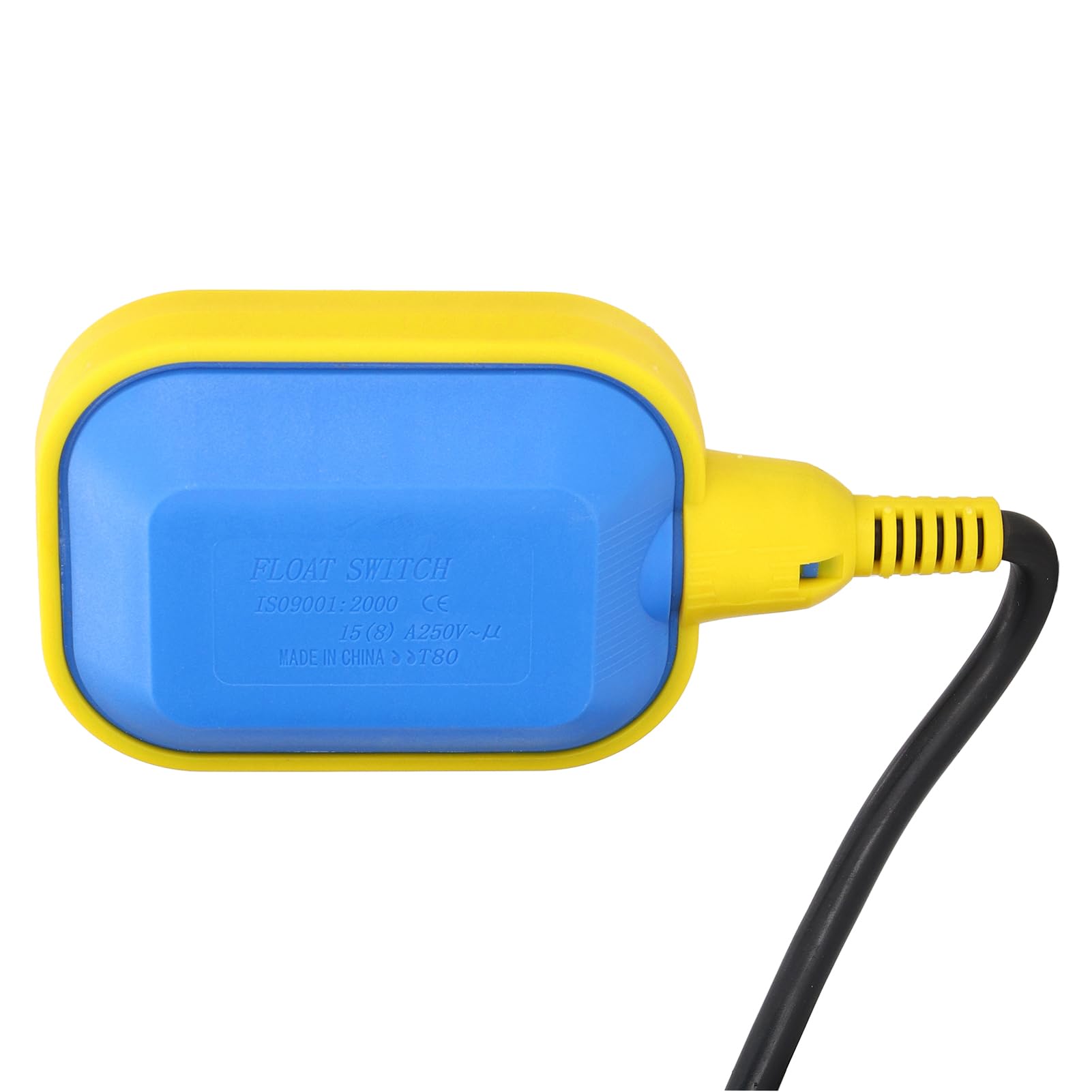 Schwimmerschalter, 15 M Kabel ABS und Rotes Kupfermaterial mit IP68-Wasserdichtigkeit, für Pool-Ölsumpf-Schwachsäure- und Schwachbasis-Wasserstandskontrolle