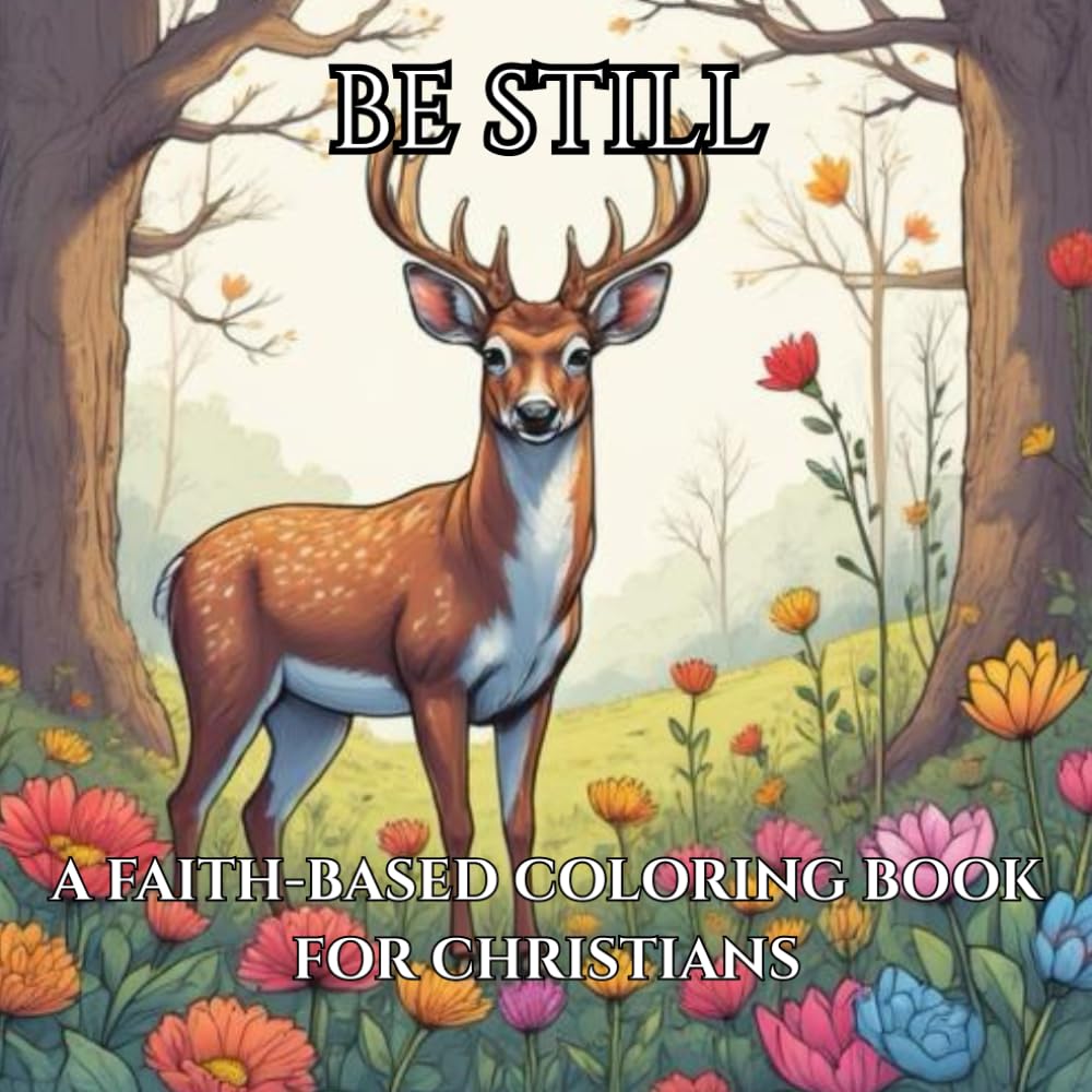 Be Still: A Faith-Based Coloring Book for Christians