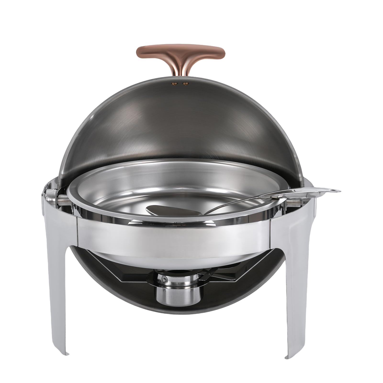 Set scaldavivande in acciaio inox da 6 l, scaldavivande per buffet, con