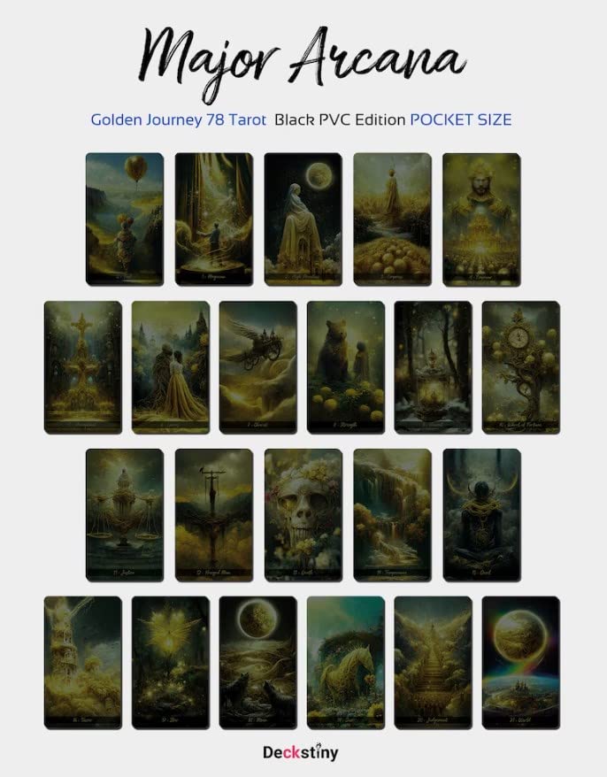 ゴールデンジャーニータロット　タロットカード ゴールデン・ジャーニー・タロット : デラックス・エディション