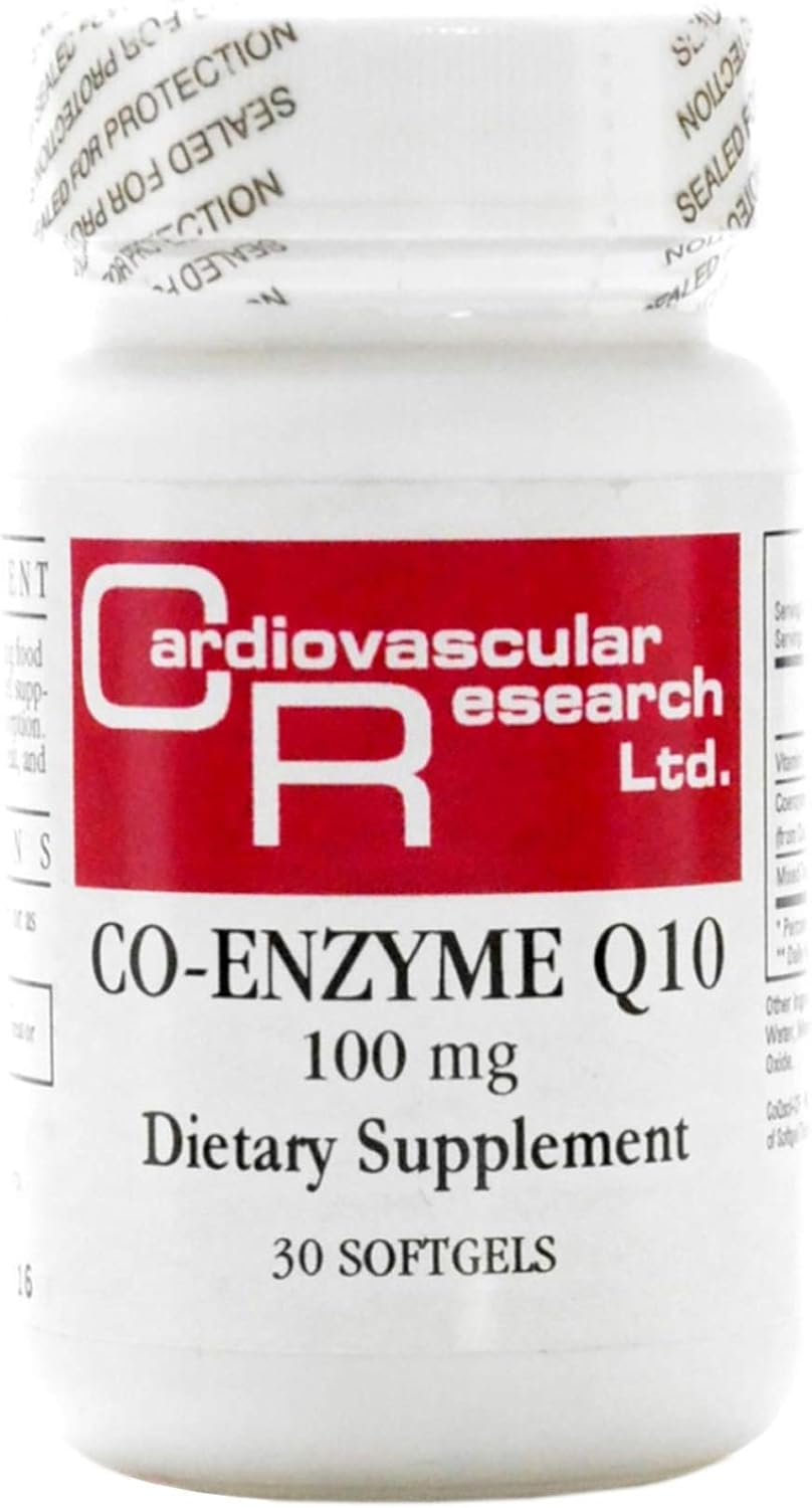 Cardiovascular Research Coenzyme Q10 100 Mg, White, 200 Count