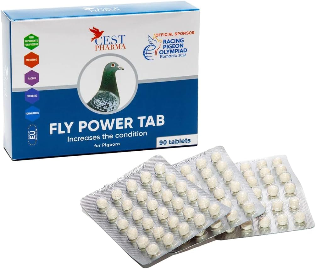 Generic Cest Fly Power 90 Tablets - Increases Conditioning CEST PHARMA Build and Strengthen A Healthy Organism, Resistant to Physical Effort, Fatigue, Stress and Illness.