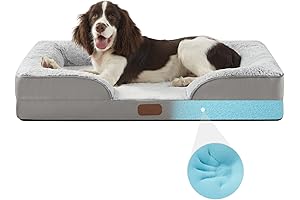 Orthopedic Dog Bed Washable Small Dog Bed Water-resistant Memory Foam Dog Bed