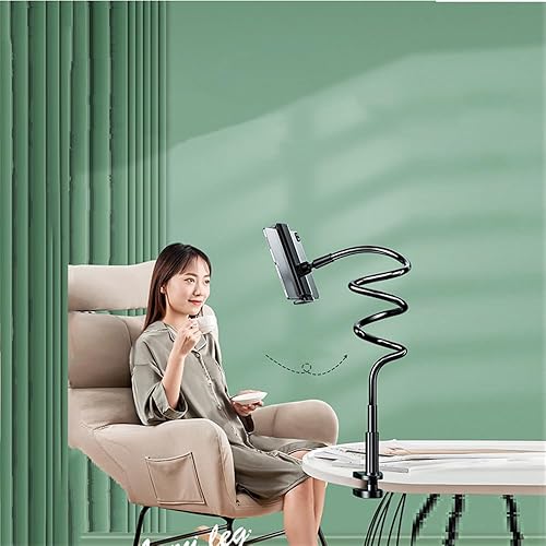Miniatura 6 de Yiting Tablet Stand Holder, BedDesk Gooseneck Phone Stand with Adjustable Flexible Long Arm Tablet Mount for ipad iPhoneNintendo SwitchSamsung