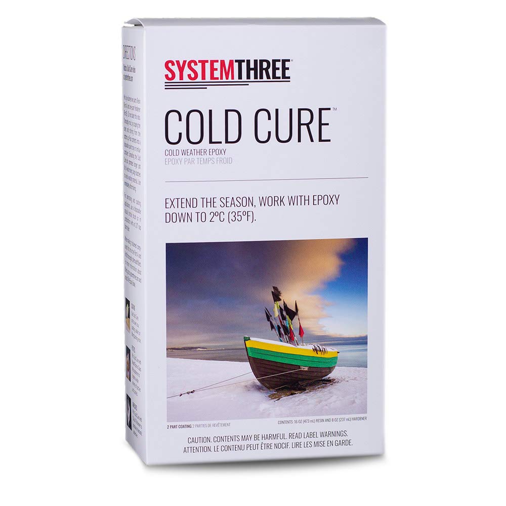 System Three Cold Cure Epoxy Resin Kit, Amber, 1.5 Quart Bottle