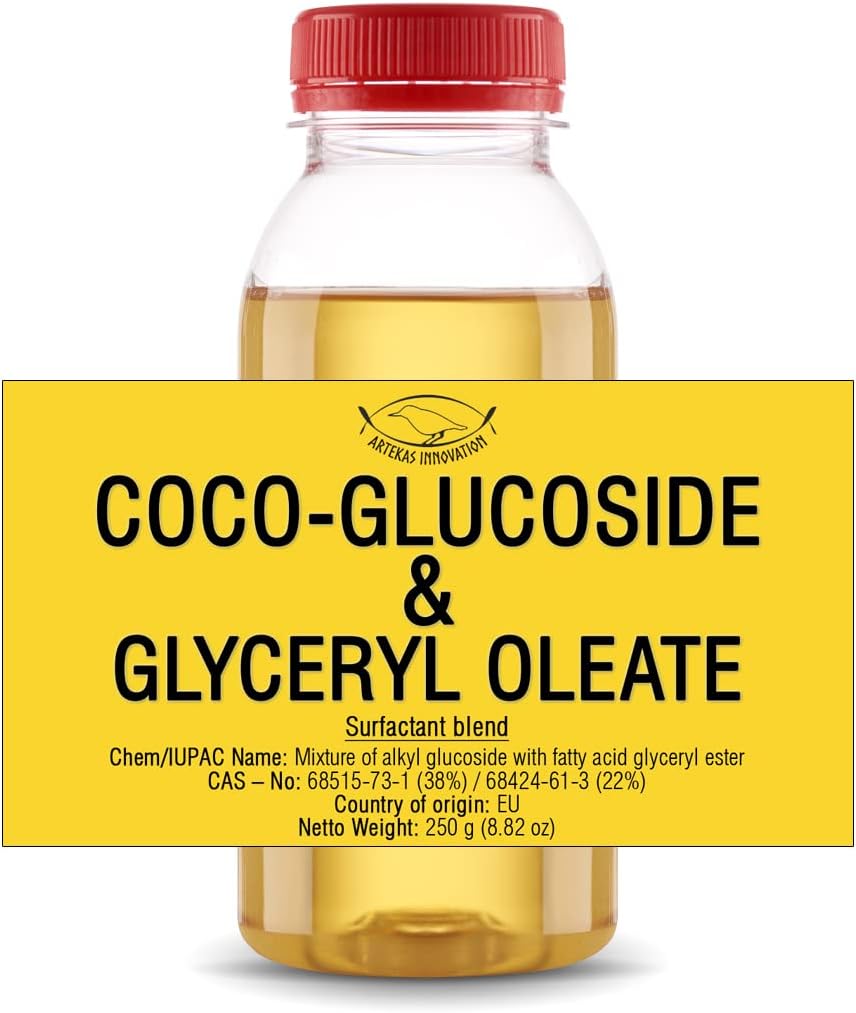 COCO GLUCOSIDE y GLYCERYL OLEATE 250g Agente Espesante y