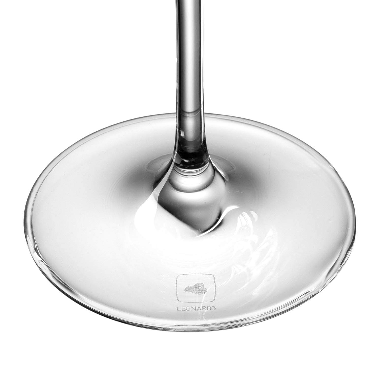 Leonardo Tivoli 020968 - Juego de 6 copas de vino tinto con mango estirado, aptas para lavavajillas, tamaño grande, 700 ml