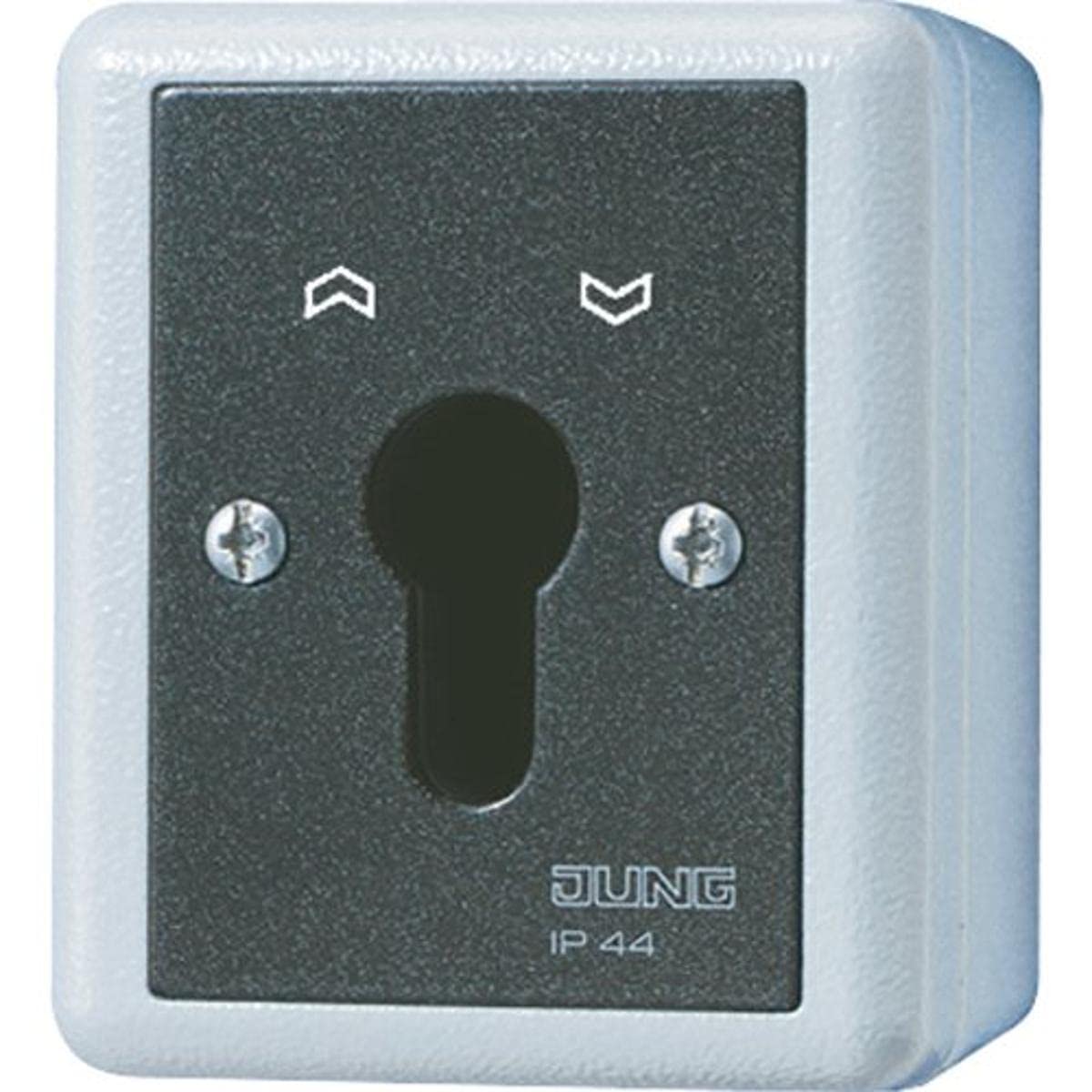 Interruptor bipolar llave Jung wg600: control seguro de 10A para perfil cilíndrico