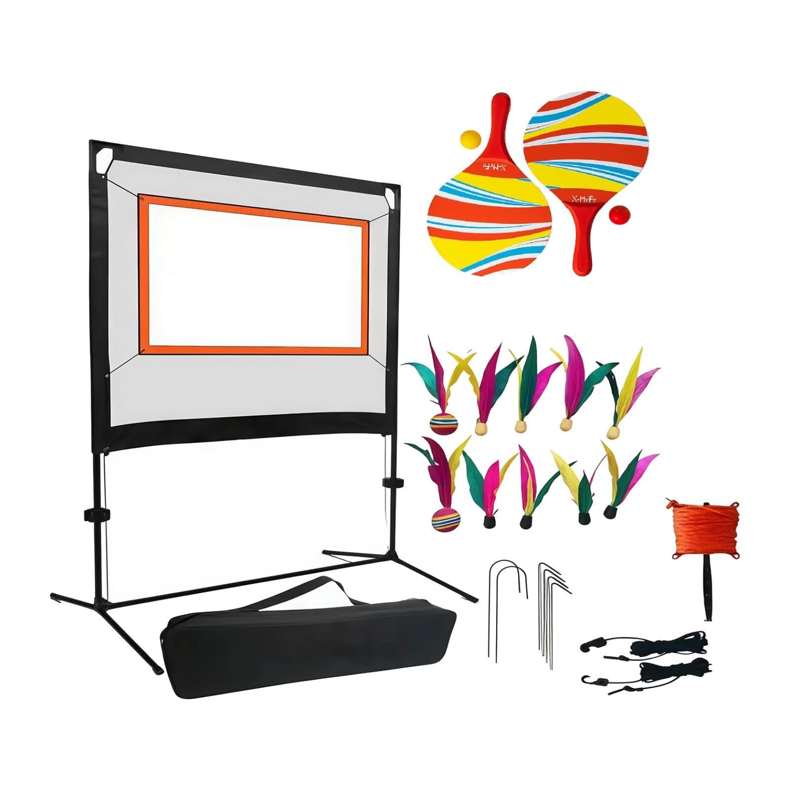 Meadawgs®Badminton Pickleball Net Set Family Indoor Outdoor Portable with Storage Bag|Sporting Goods|Tennis & Racquet Sports|Badminton-image-5