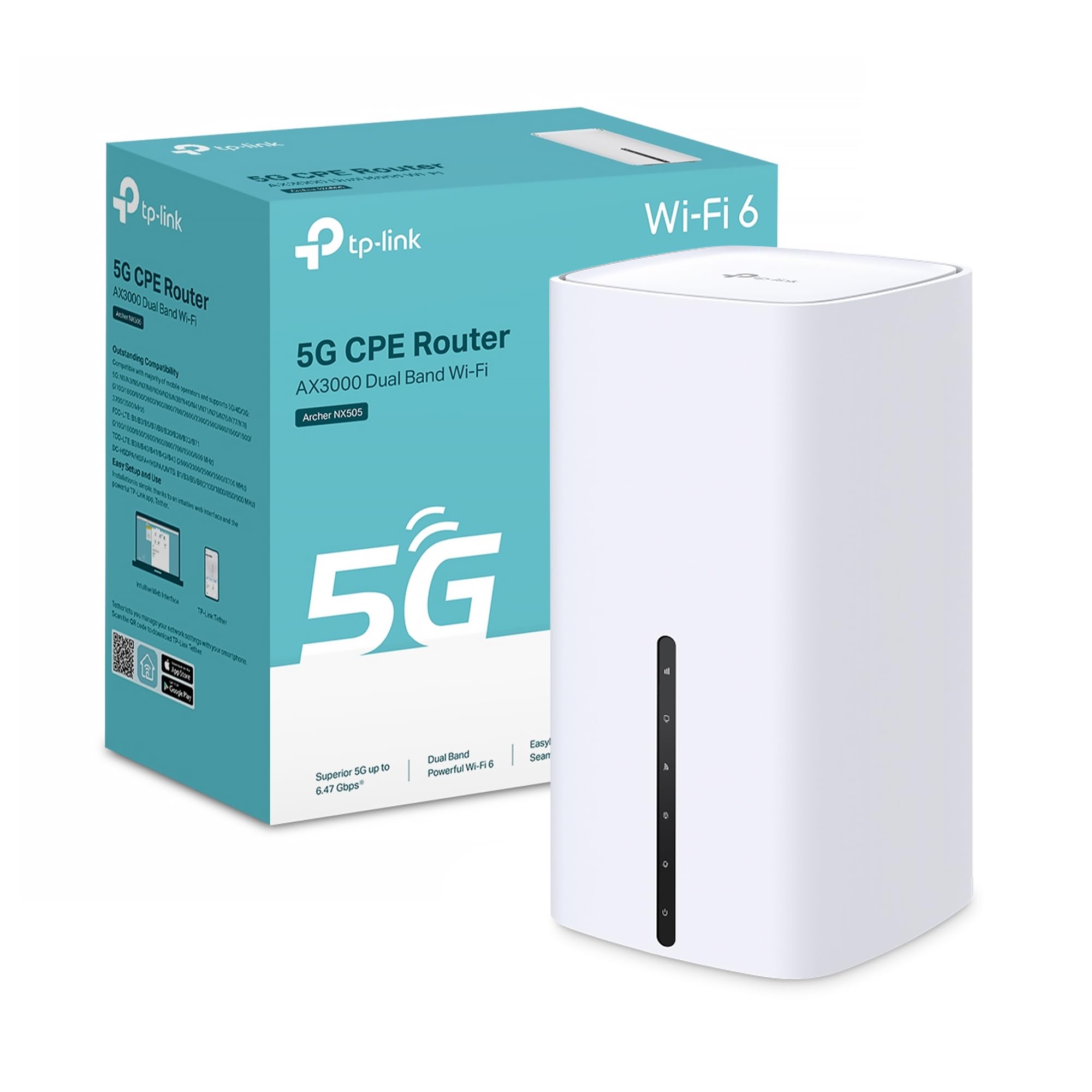 New TP-Link Archer NX505 5G Router with SIM Slot, AX3000 WiFi 6 Router