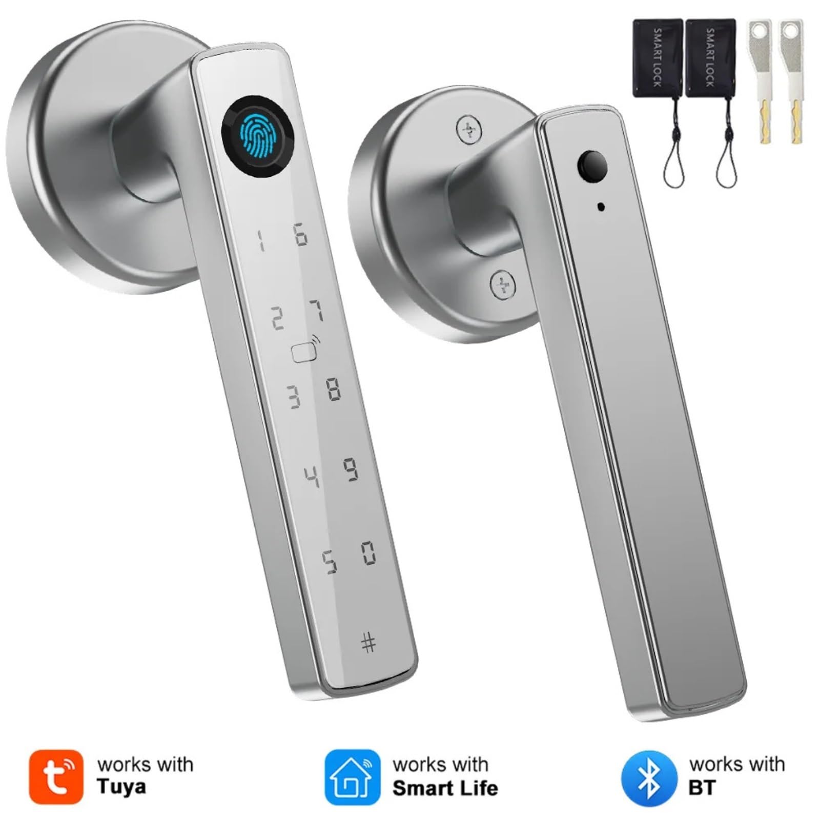 Serrure de porte intelligente Bluetooth Tuya