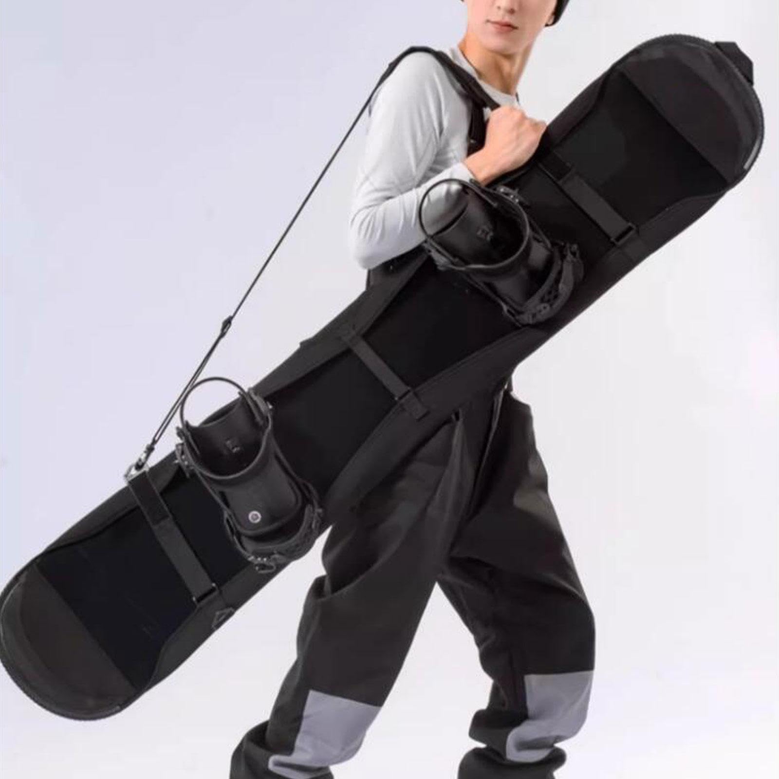 Snowboard Funda con Correa Acolchada Ajustable Bolsa de Transporte Universal de Neopreno Elástico Cubierta Suave para Protección Adecuada para Viajes