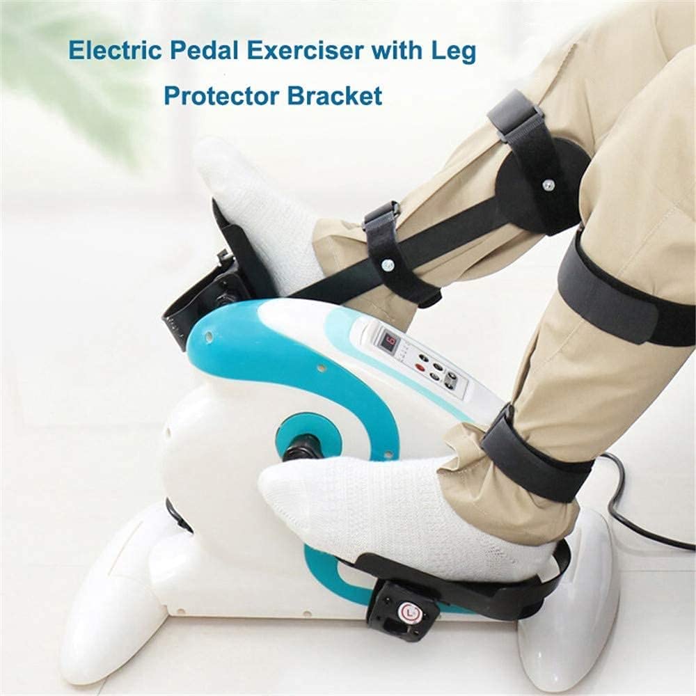 UMJIGF Motorized Exercise Cycle/Bike - Electric Pedal Exerciser with Leg Protector Bracket - Trainer for The Elderly,