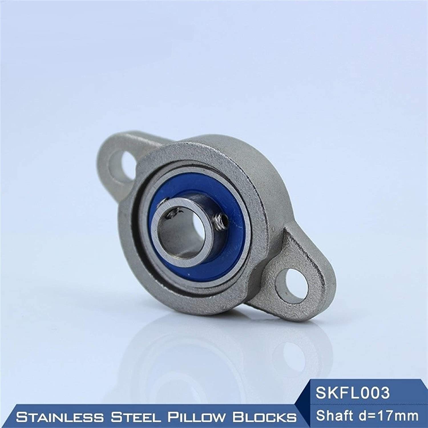 TMP1105 SKFL003 SSKFL003 roulements montés sur Bloc d'oreiller en Acier Inoxydable Arbre de roulement 17mm boîtiers de roulement S KFL003 17mm précision