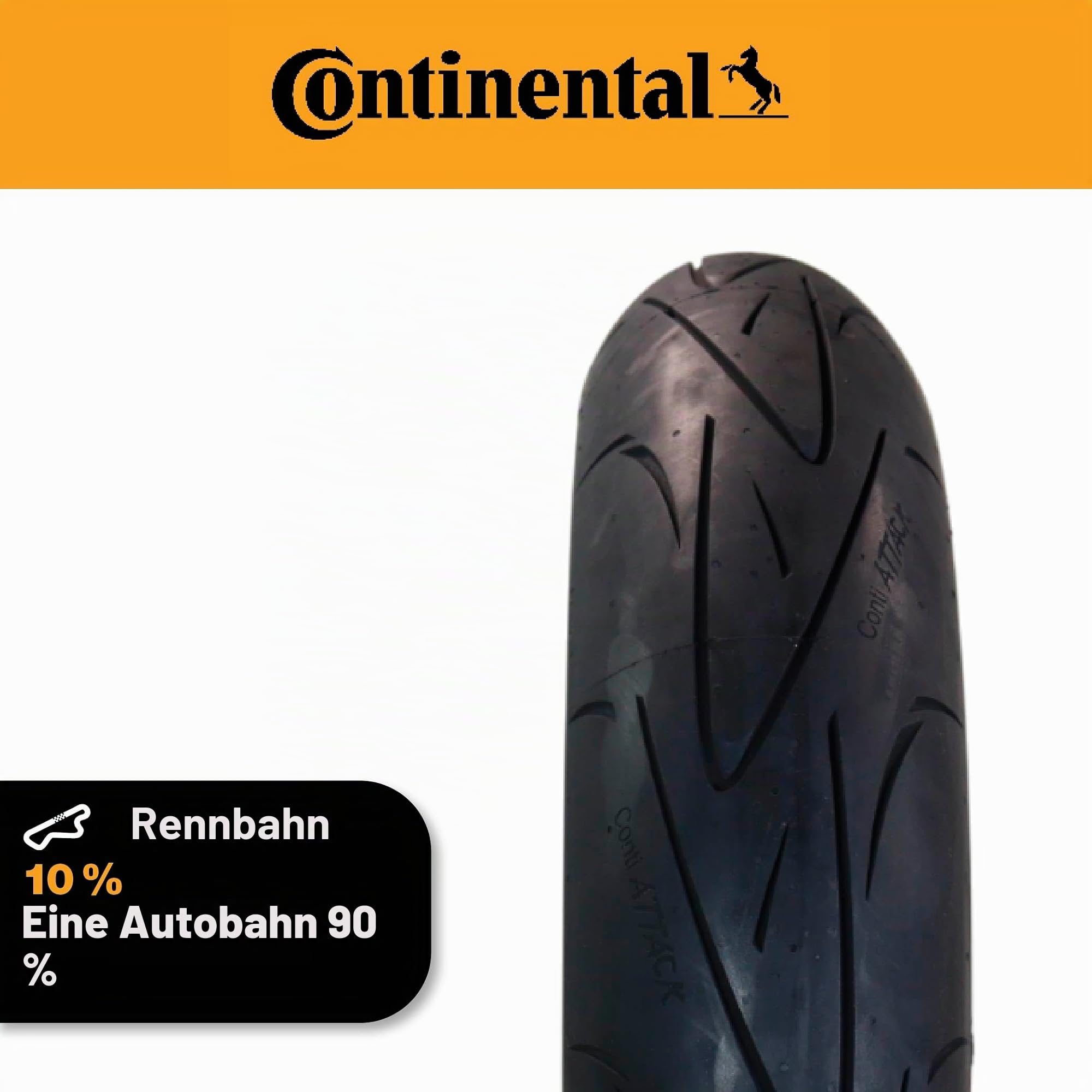 Continental 244399000-120/70/R17 58W - E/C/73dB - Ganzjahresreifen