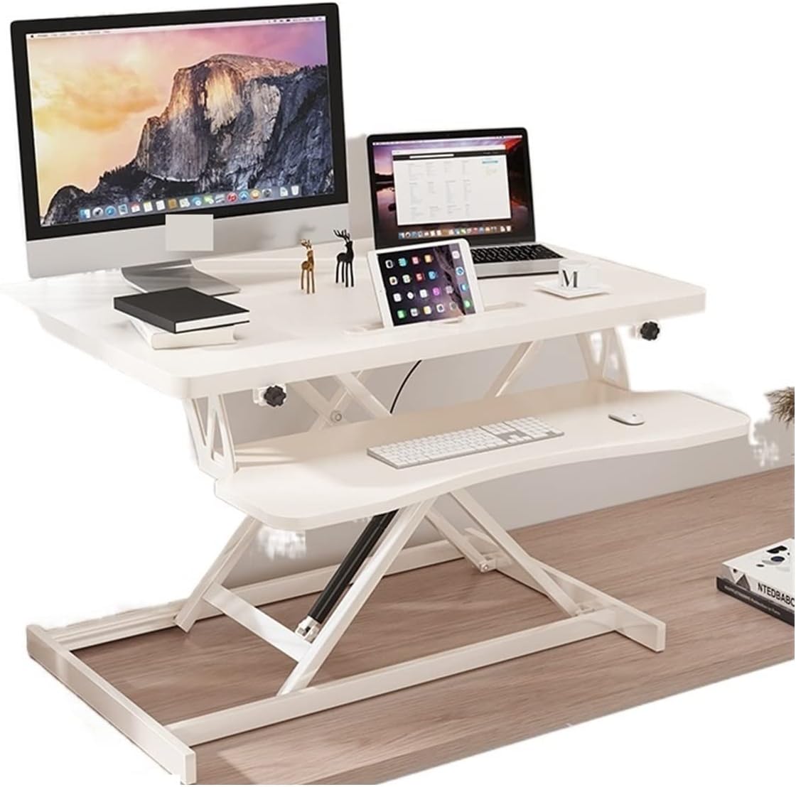 Office Desk Standing Lifting Table Laptop Desktop Display Workbench Standing Office Learning Desktop