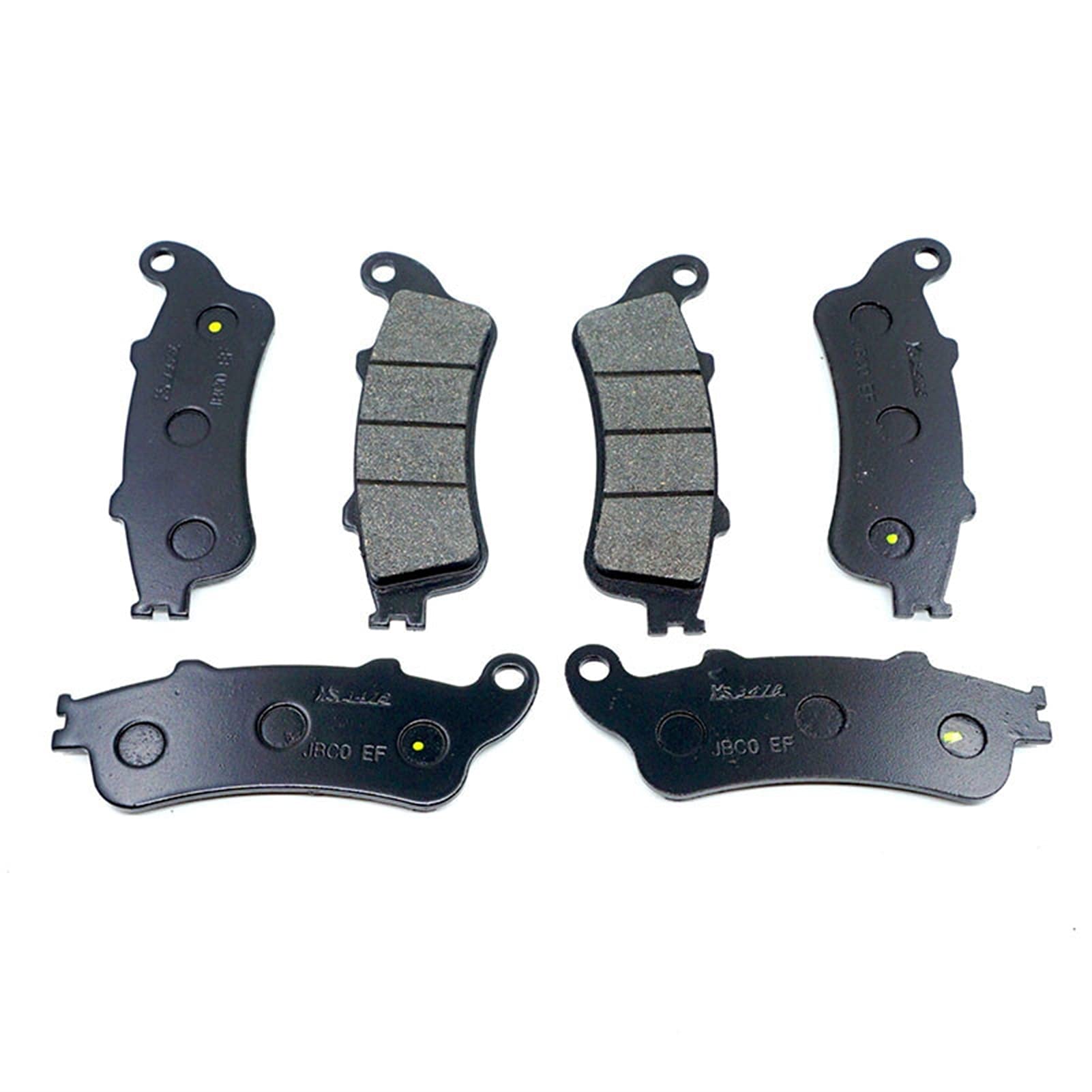 Yerbay Plaquettes De Frein Avant Et Arrière Pour Moto Honda VFR800 Fi Interceptor VFR 800 1998-2005 / VFR800A VFR 800A Interceptor ABS 2002-2005 Remplacement