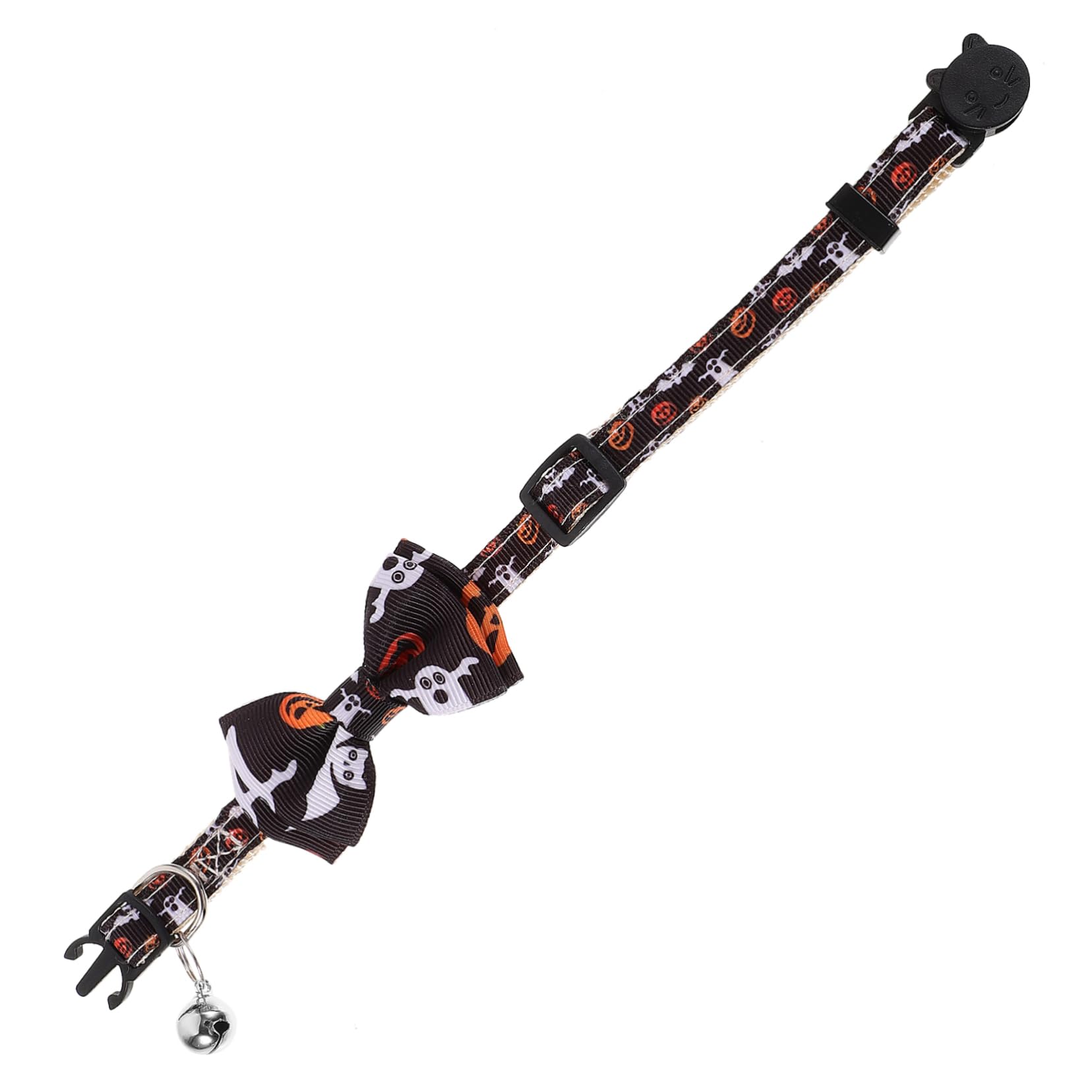 Collier de chat pour chiens d'Halloween réglable contre les déguisements inconfortables
