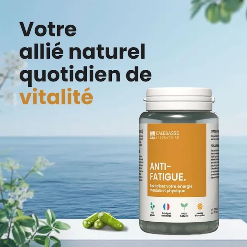 Formule Anti-Fatigue Naturelle | Énergie & Vitalité | Ginseng, Reishi & Astragale | Soutien Immunitaire & Résilience au Stress | Adaptogènes MTC | 100 Gélules | Fabriqué en France