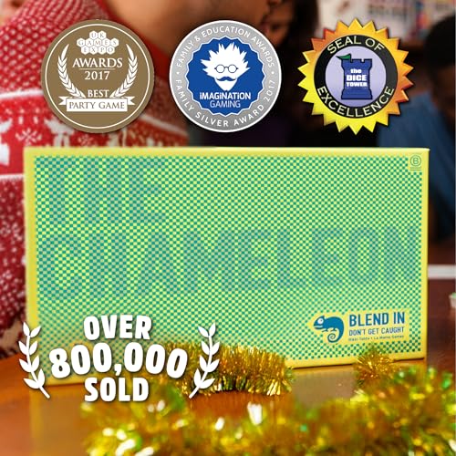 Image of The Chameleon, Award-Winning Bluffing Board Game for Families & Friends for 3-8 Players