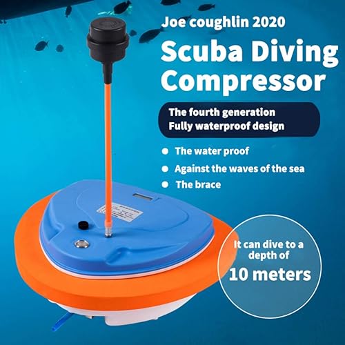 Miniatura 6 de WIN OUTDOOR Compresor de buceo con cachimba de 12 V y el sistema completo de buceo y snorkel sin tanques