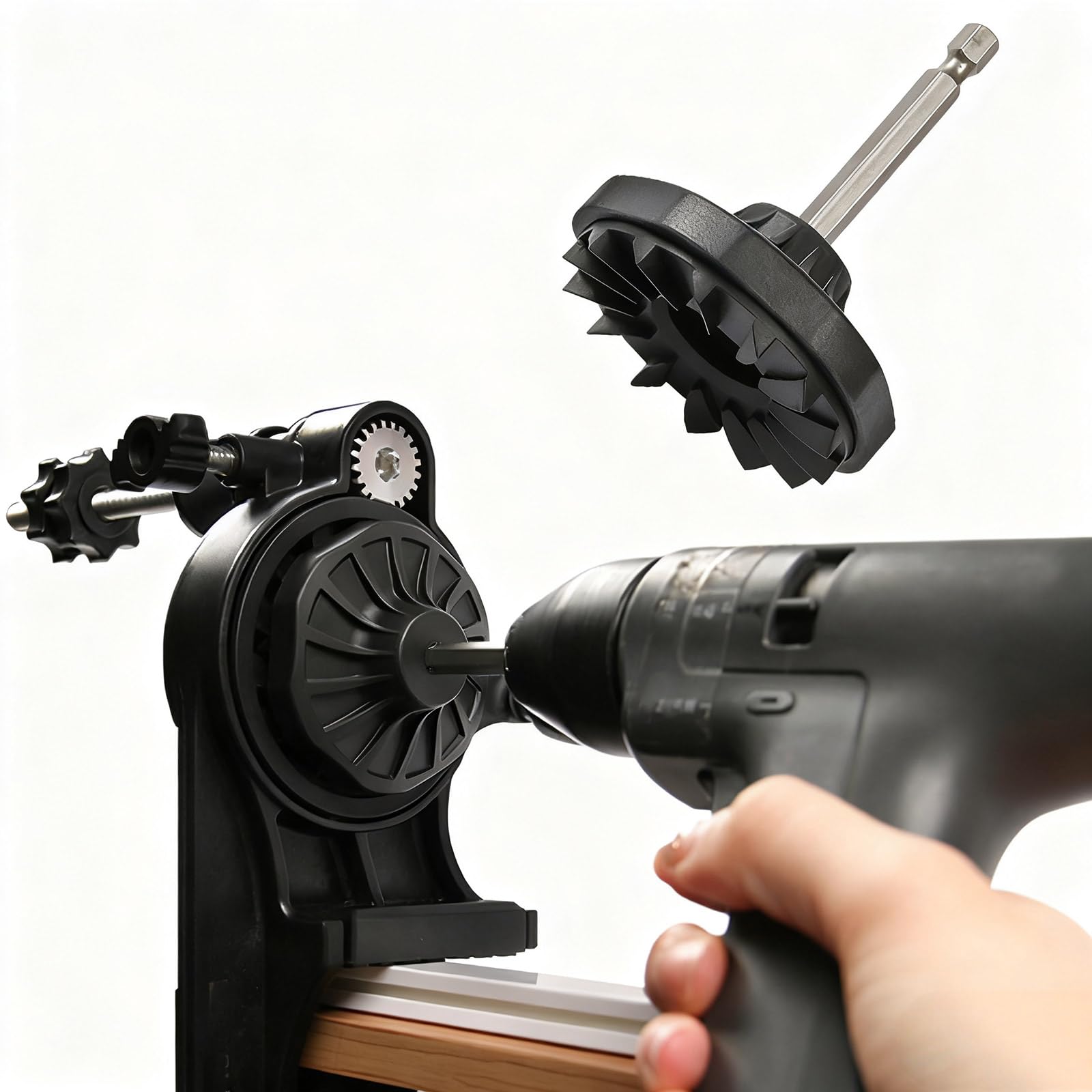 Portable Drill-Powered Line Spooler for Effortless Reel Setup & Wire Organization Fishing Line Winder Electric Fishing Line Spooler Automatic Line Winder Fishing Reel Line Winder Line Winder Quick for Sports