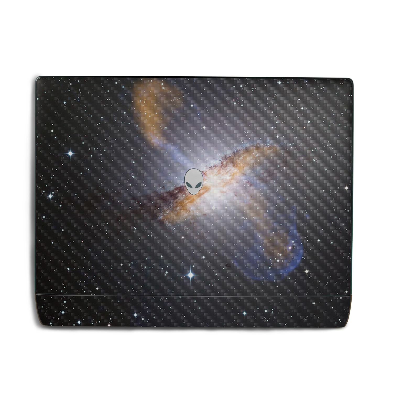 Carbon Fiber Laptop Skin Compatible with Alienware 18 Area-51 (2025) - Centaurus - Premium 3M Vinyl Protective Wrap Decal Cover - Easy to Apply | Crafted in The USA by MightySkins
