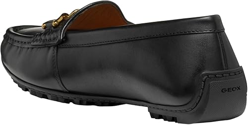 Geox Mocassins D Cosmopolis + Grip pour Femme, Noir, 42 EU - 4