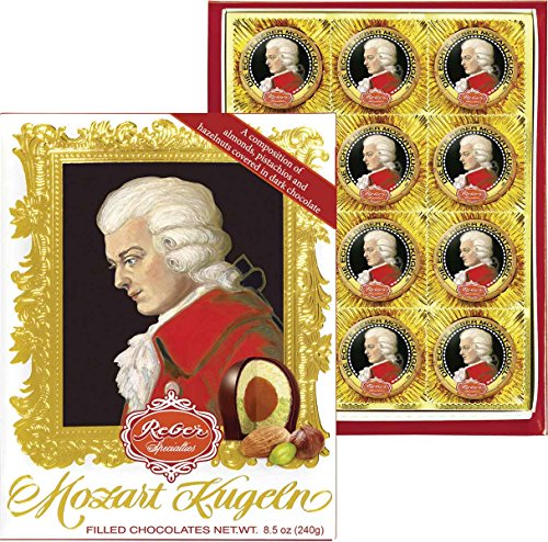 Reber Mozart Kugel 12 Piece Portrait Box, 8.5 Ounce #TOP4